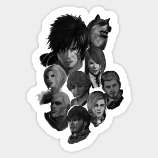 Final fantasy XVI dominants Sticker